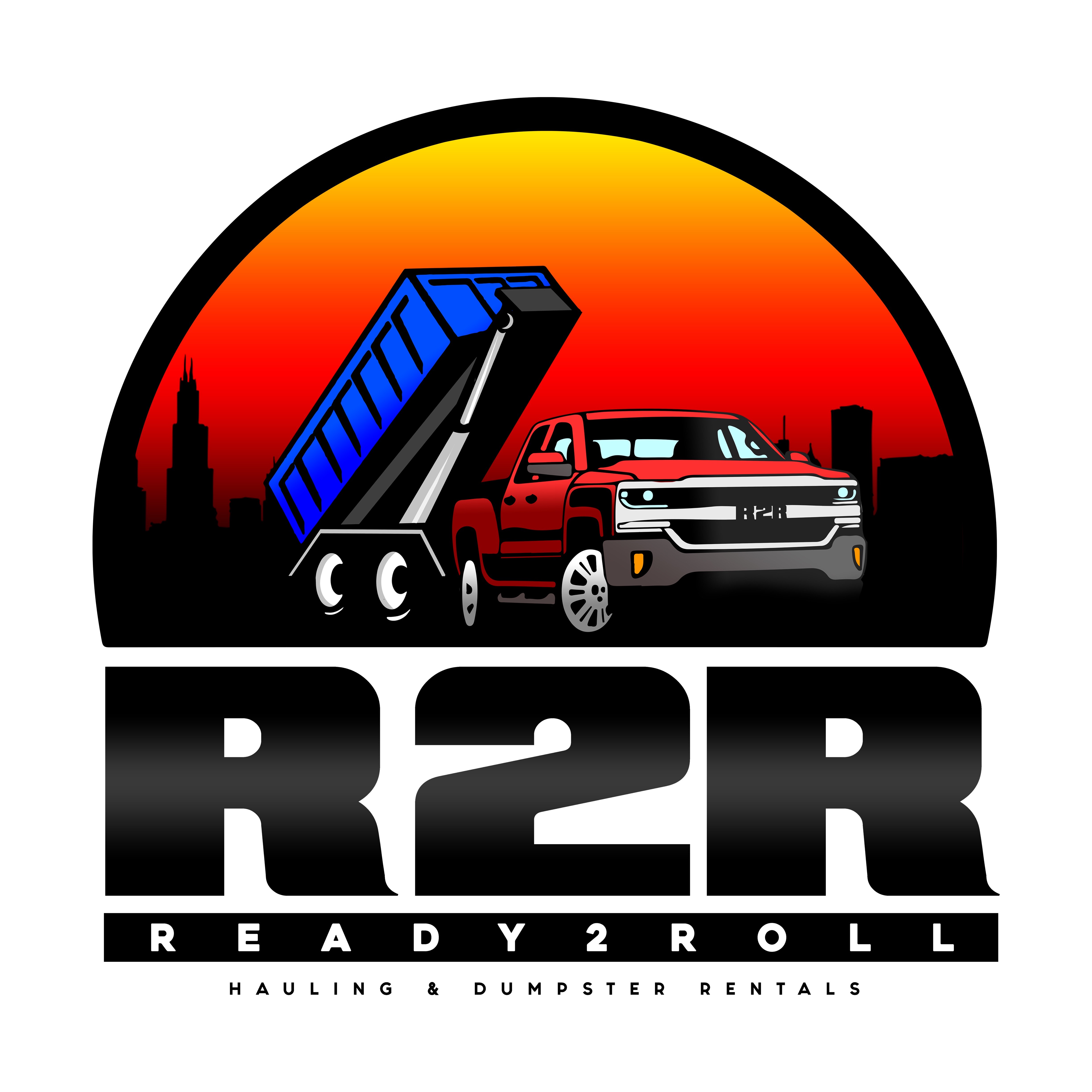 Ready 2 Roll Hauling & Dumpster Rentals Logo